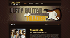Desktop Screenshot of leftyguitartrader.com